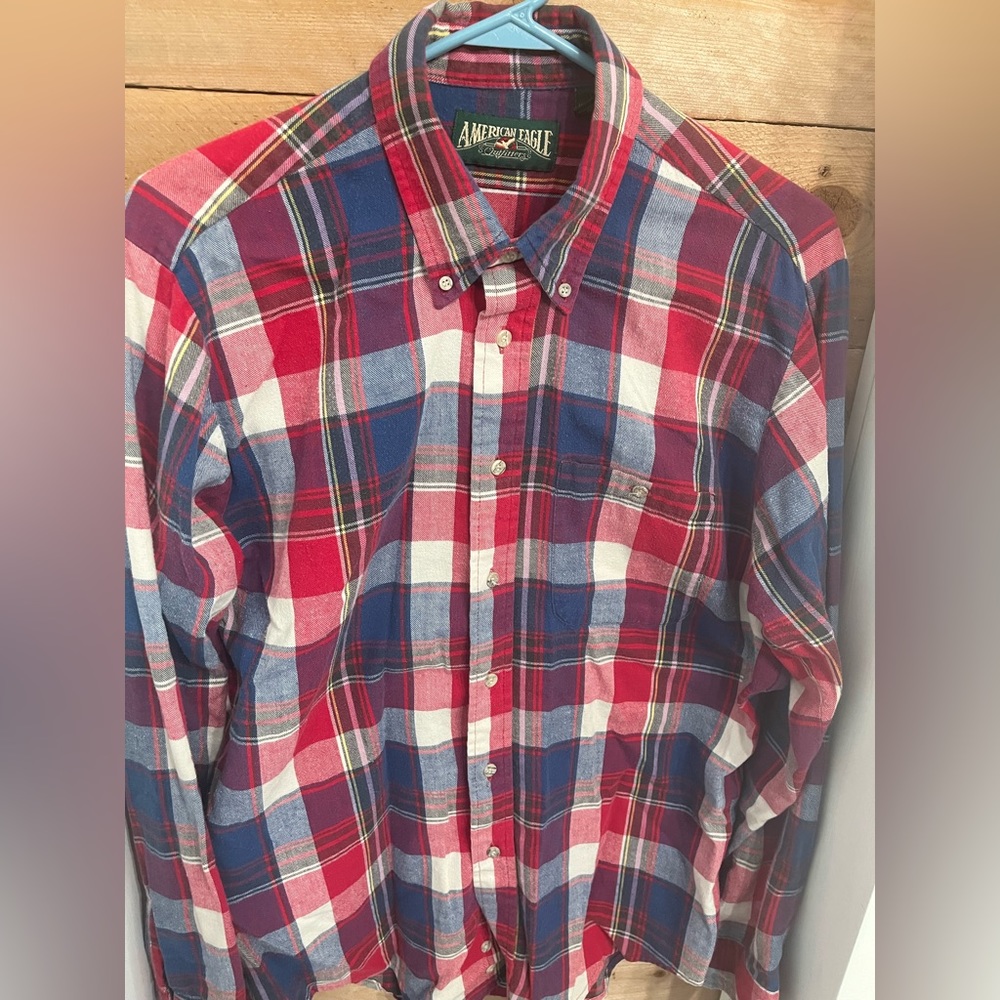 Old-school soft flannel shirt